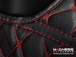Jeep Compass Floor Liner Set - Black w/ Red Stitching Jeep Compass Floor Liner Set - Black w/ Red Stitching